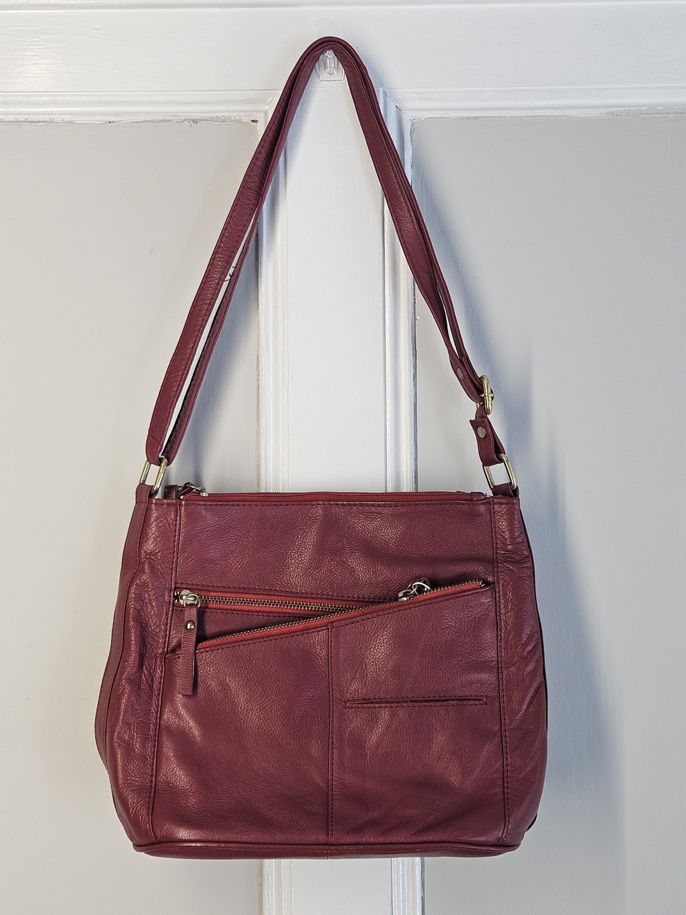 Great American Leather Works Shoulder/Crossbody Bag - Red